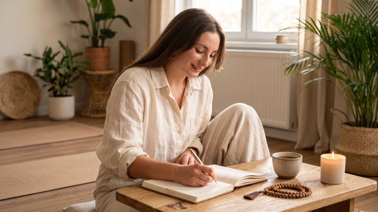 Tanya journaling as a daily niyama practice